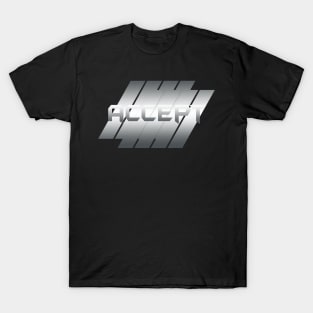 Metallic Illustration Accept T-Shirt